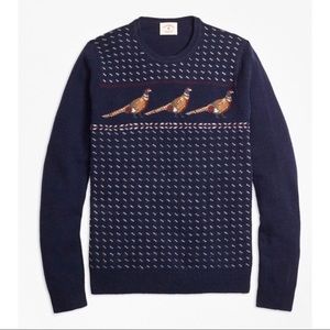 Brooks Brothers Pheasant Sweater 